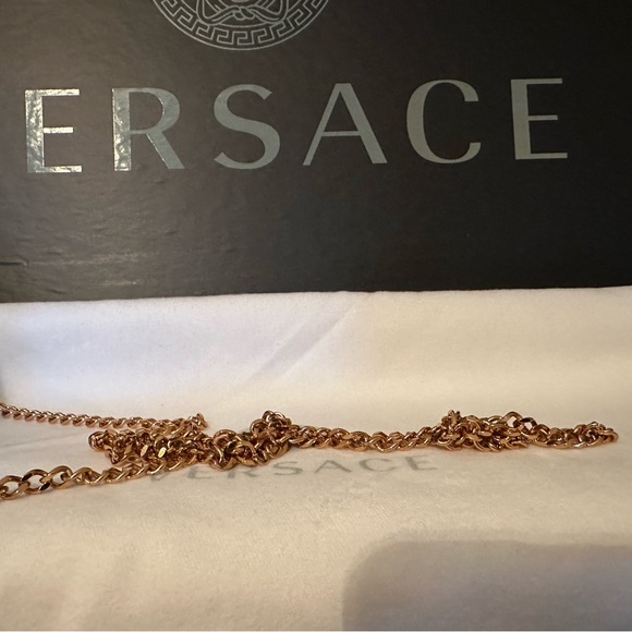 Versace Suede crystal embellished mini bag NEW ( AUTHENTIC) - Picture 15 of 16